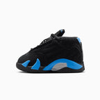 Air Jordan 14 Retro para niño 'Black University Blue' Niños pequeños