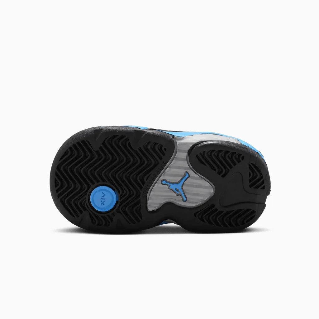 Air Jordan 14 Retro para niño 'Black University Blue' Niños pequeños