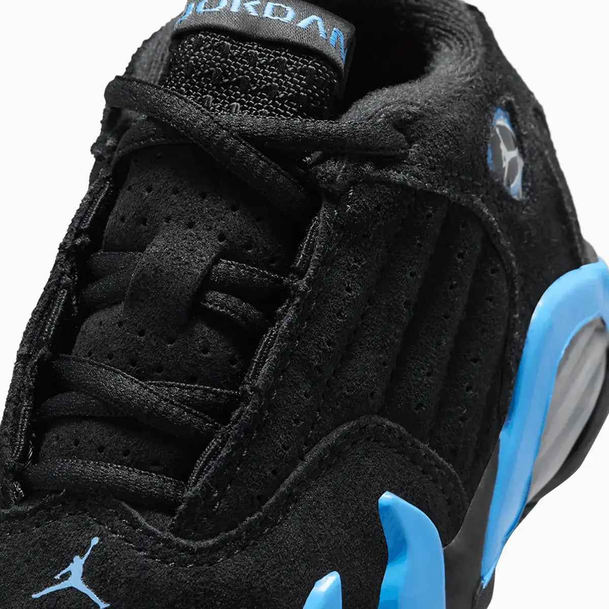 Air Jordan 14 Retro para niño 'Black University Blue' Niños pequeños