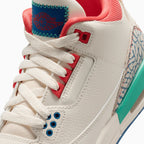 Air Jordan 3 Retro para niños 'Chalk and True Blue' de primaria