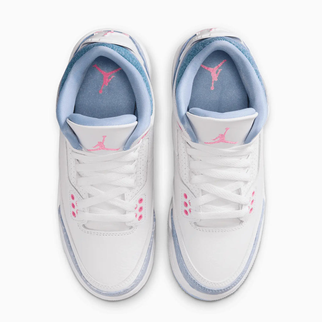Kid's Air Jordan 3 Retro 'White Cobalt Bliss' Grade School