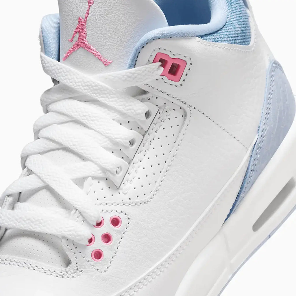 Kid's Air Jordan 3 Retro 'White Cobalt Bliss' Grade School