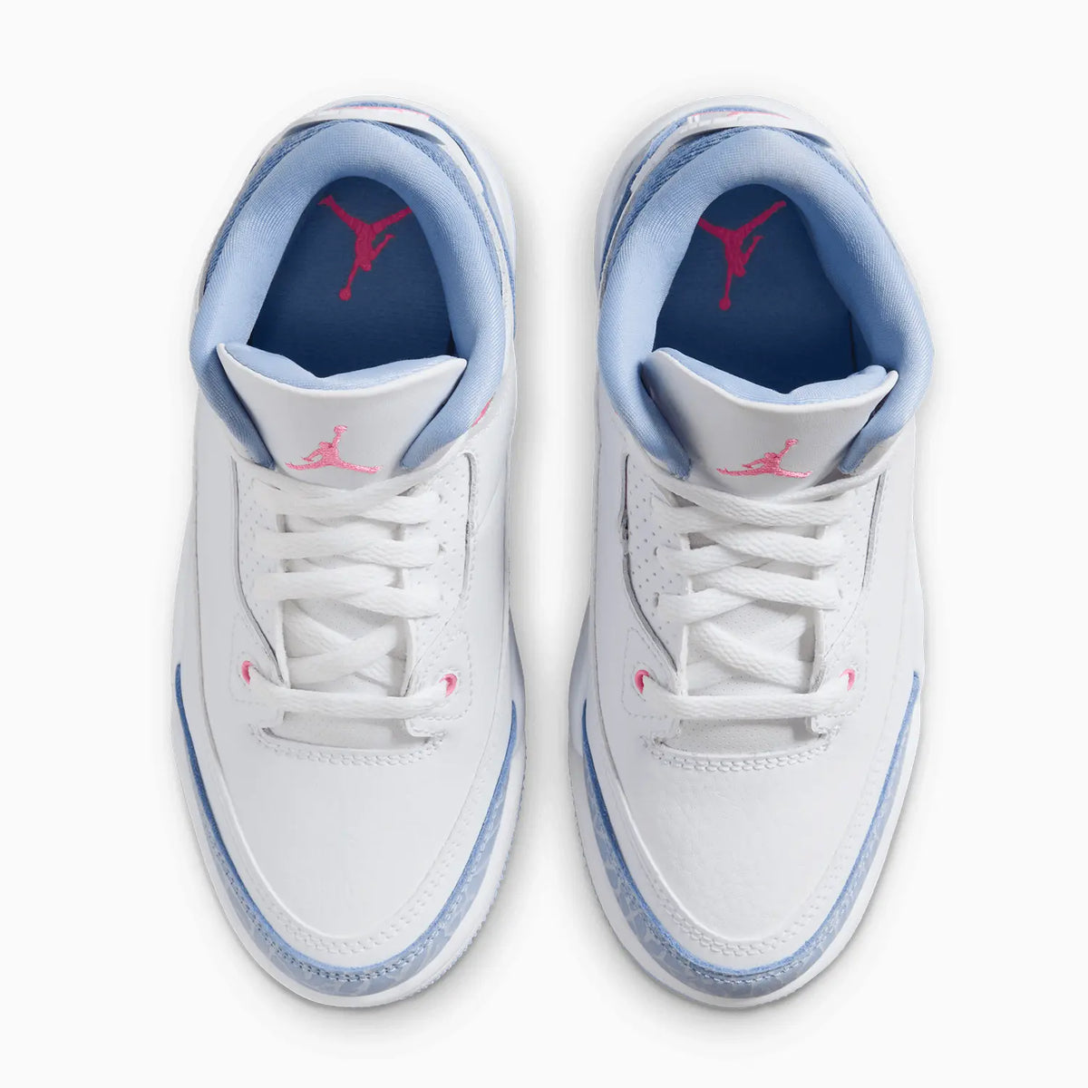 Air Jordan 3 Retro para niños 'White Cobalt Bliss' Preescolar