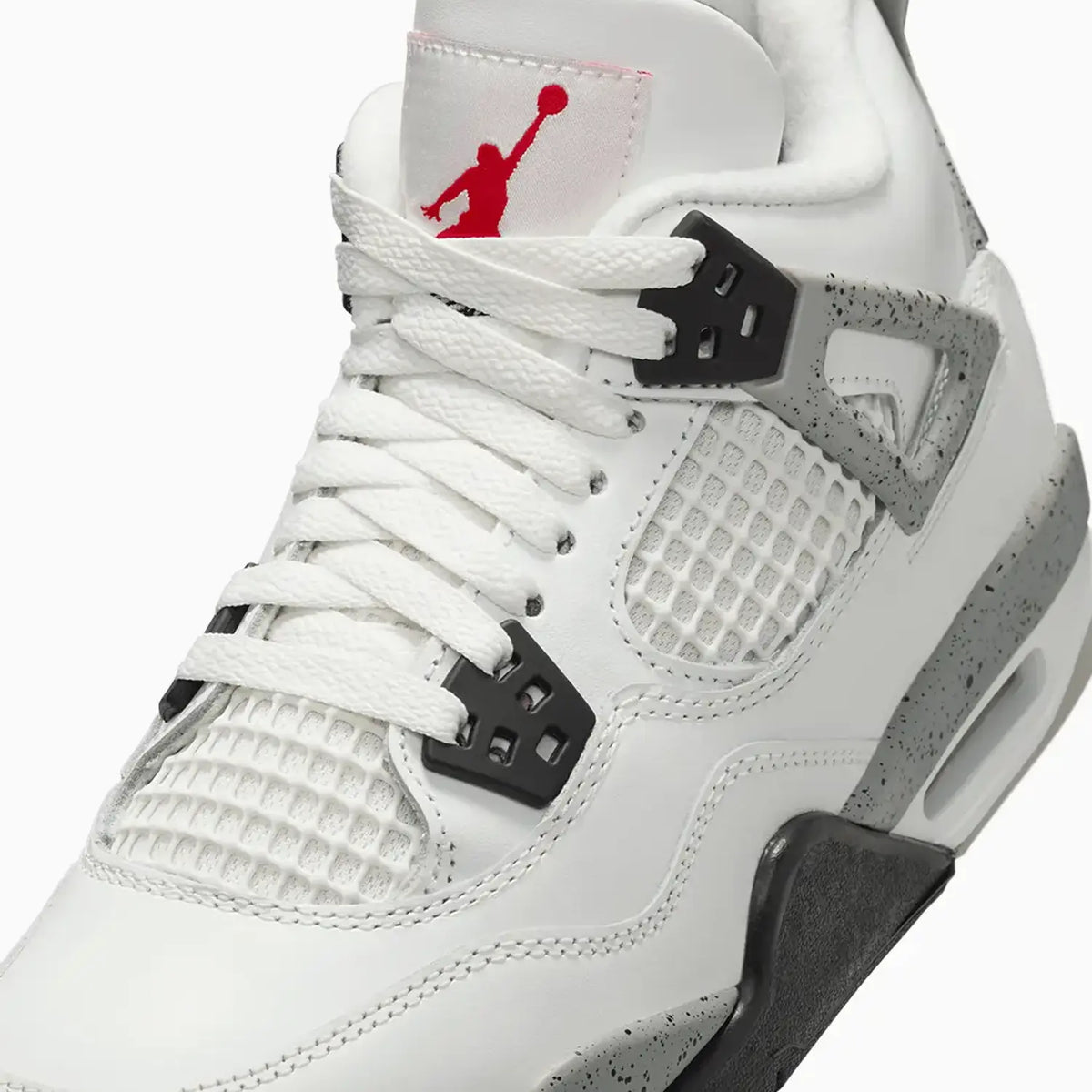 Air Jordan 4 Rétro OG « White Cement » pour enfant (taille scolaire)