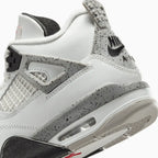 Air Jordan 4 Rétro OG « White Cement » pour enfant (taille scolaire)