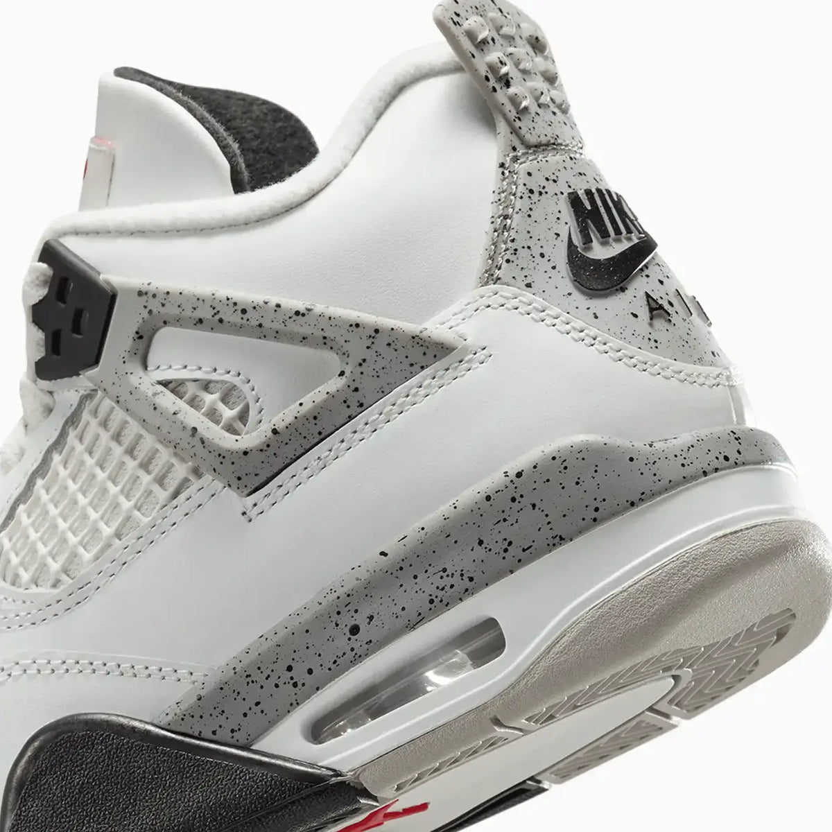 Air Jordan 4 Rétro OG « White Cement » pour enfant (taille scolaire)