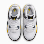 Kid's Air Jordan 4 Retro 'Tour Yellow' Pre School
