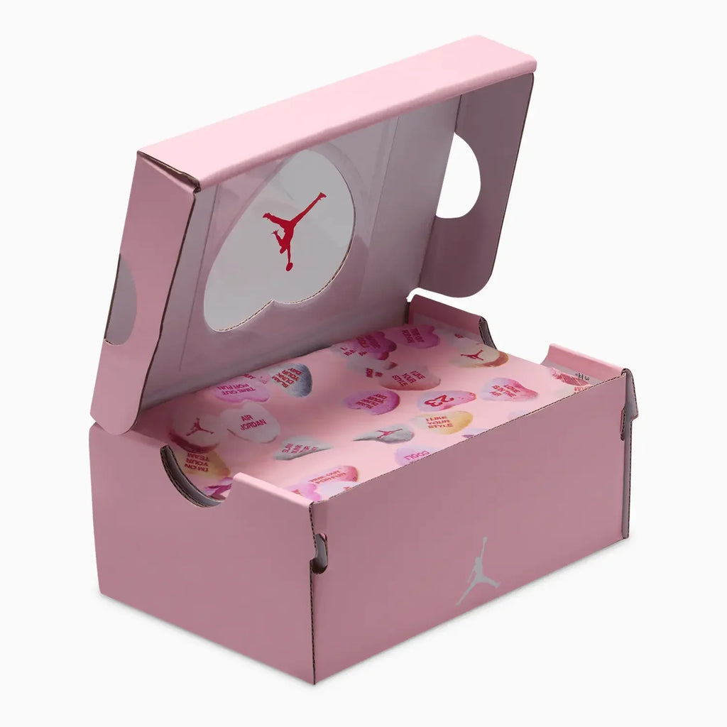 Air Jordan 4 Retro 'Día de San Valentín' para niños pequeños