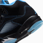 Kid's Air Jordan 5 Retro 'Black University Blue' Grade School