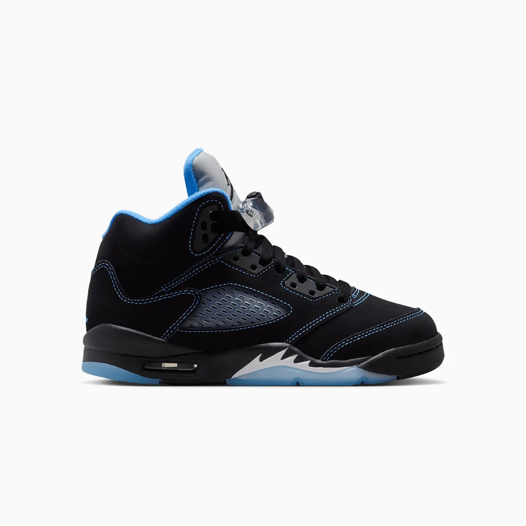Kid's Air Jordan 5 Retro 'Black University Blue' Grade School