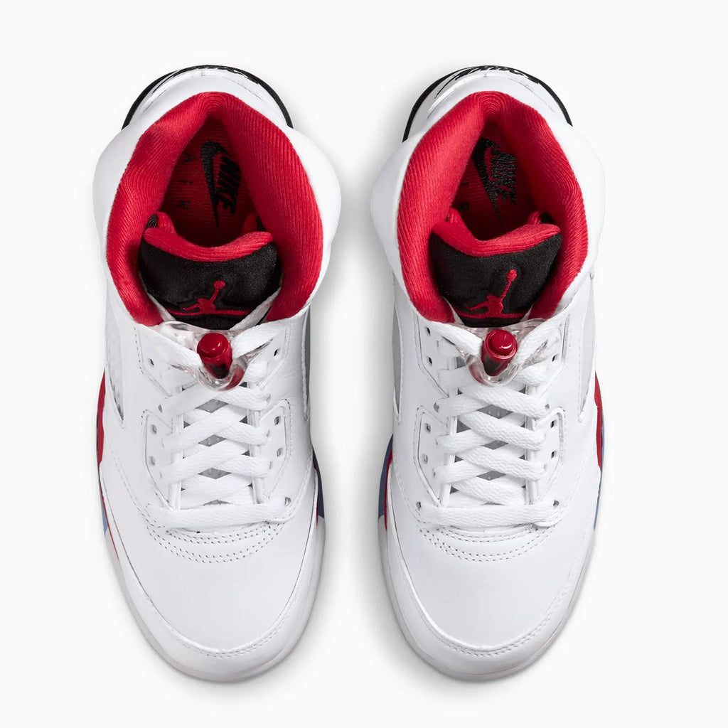 Jordan 5 Retro OG « Fire Red Black Tongue » pour enfant (école primaire)