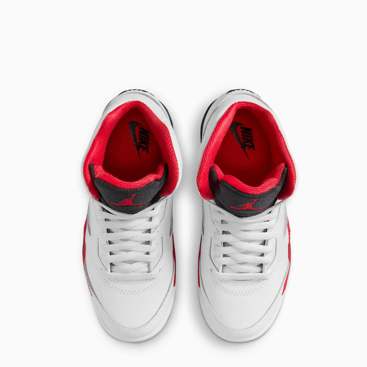 Air Jordan 5 Retro OG 'Fire Red Black Tongue' para niños de preescolar