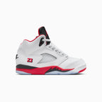 Jordan 5 Retro OG « Fire Red Black Tongue » pour enfant (maternelle)