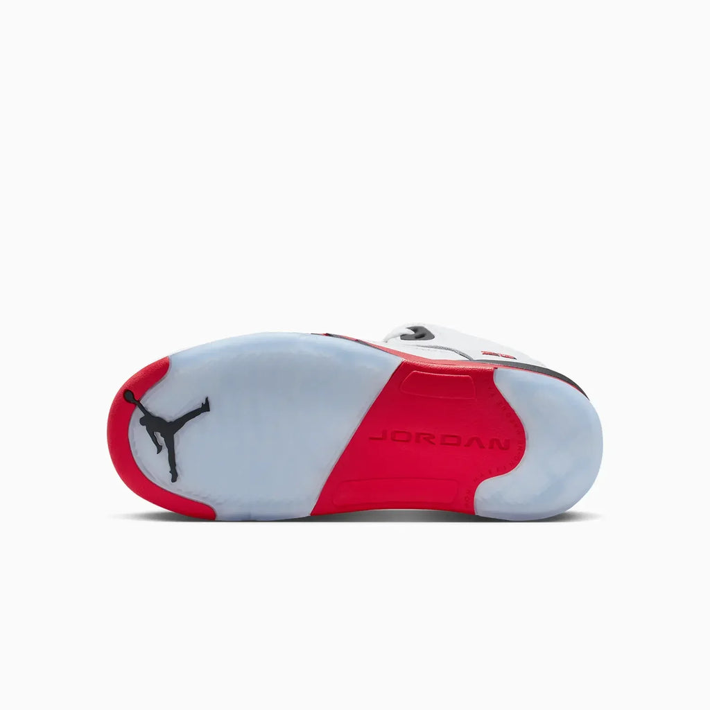 Jordan 5 Retro OG « Fire Red Black Tongue » pour enfant (maternelle)