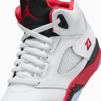 Jordan 5 Retro OG « Fire Red Black Tongue » pour enfant (maternelle)
