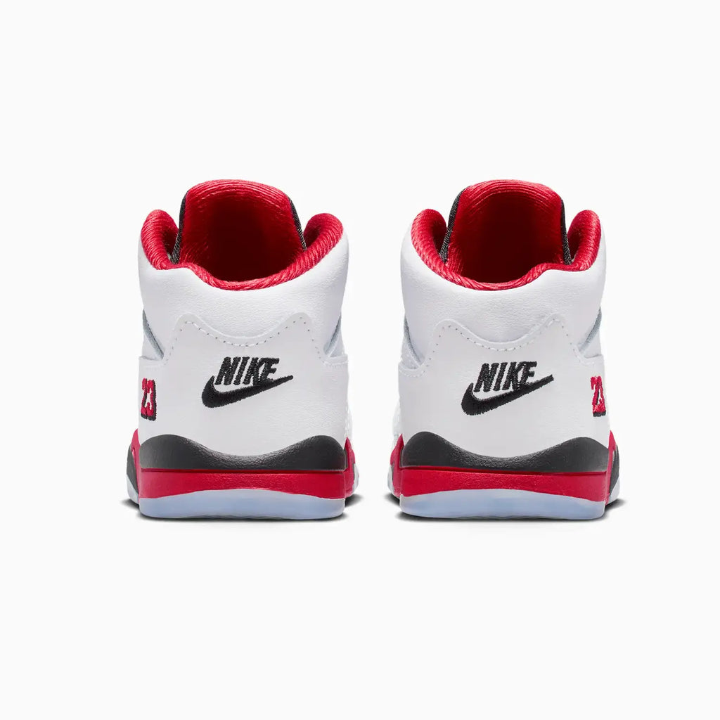Air Jordan 5 Retro OG 'Fire Red Black Tongue' para niños pequeños