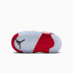 Air Jordan 5 Retro OG 'Fire Red Black Tongue' para niños pequeños
