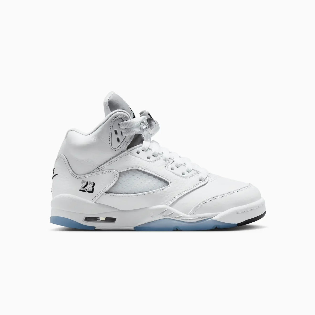 Kid's Air Jordan 5 Retro 'White Metallic' Grade School