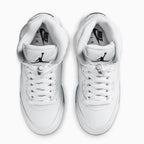 Air Jordan 5 Retro 'White Metallic' para niños de primaria