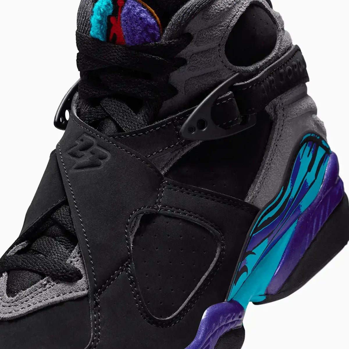 Kid's Air Jordan 8 Retro 'Aqua ' Grade School