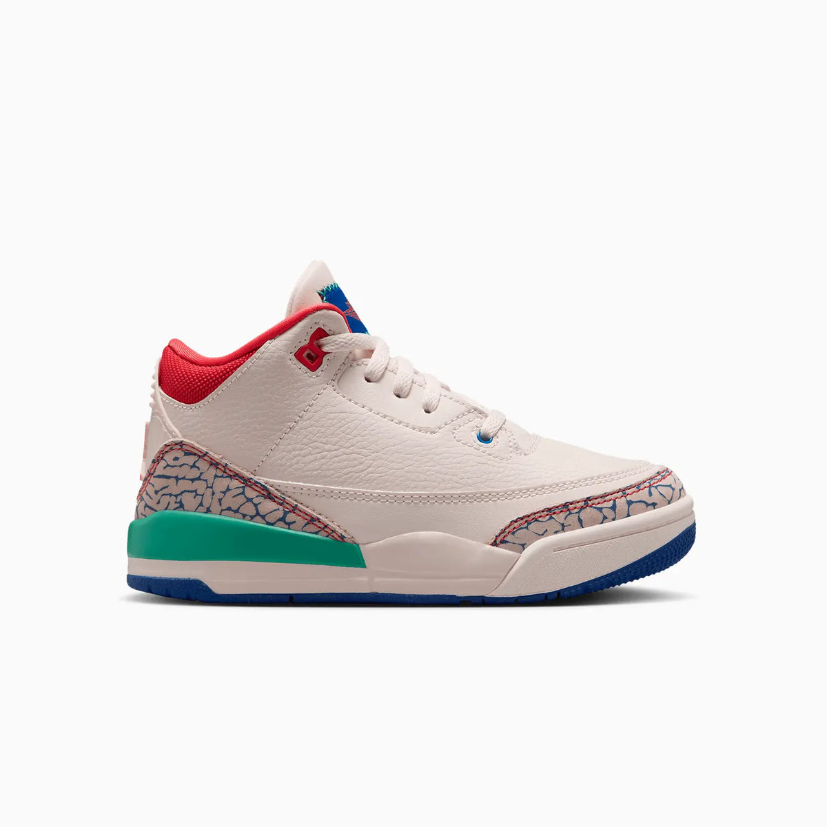 Kid's Jordan 3 Retro 'Chalk and True Blue' Pre School