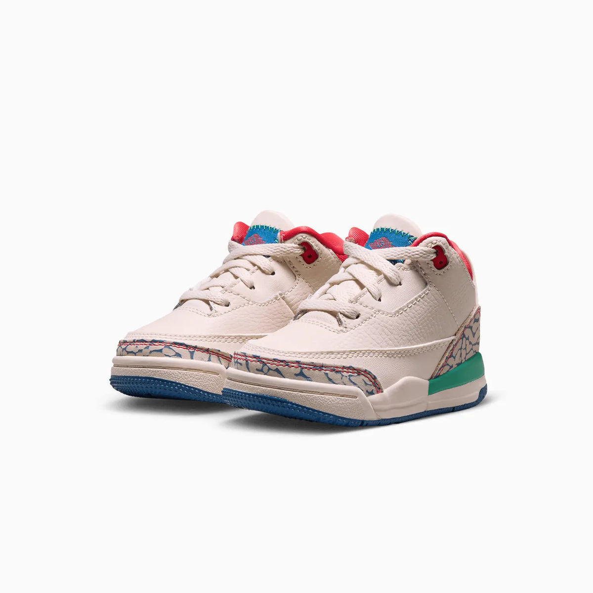 Kid's Jordan 3 Retro 'Chalk and True Blue' Toddlers