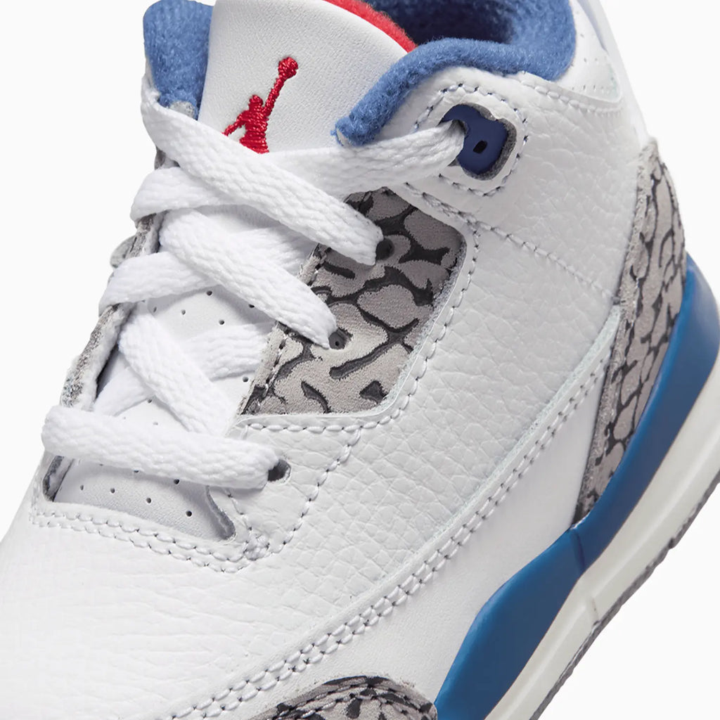 Jordan 3 Retro 'True Blue' pour enfant en bas âge