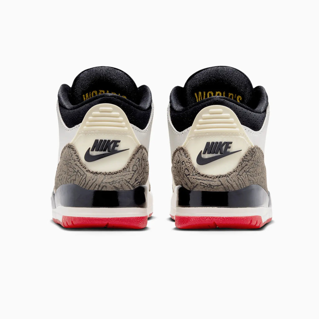 Jordan 3 Retro pour enfant « World's Best Dad » (école maternelle)