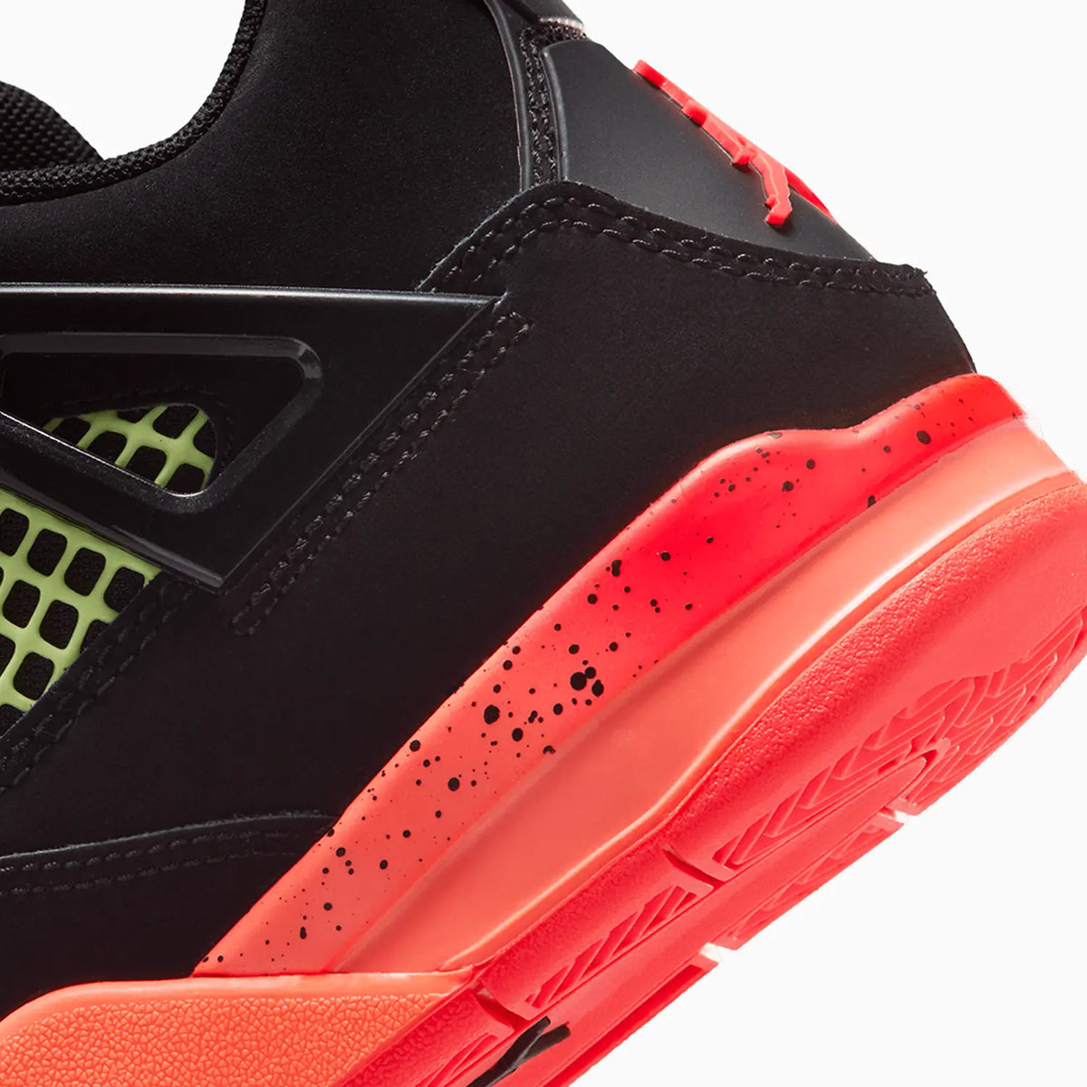 Jordan 4 Retro 'Black Infrared 23' para niños en edad preescolar