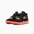 Jordan 4 Retro 'Black Infrared 23' para niños en edad preescolar