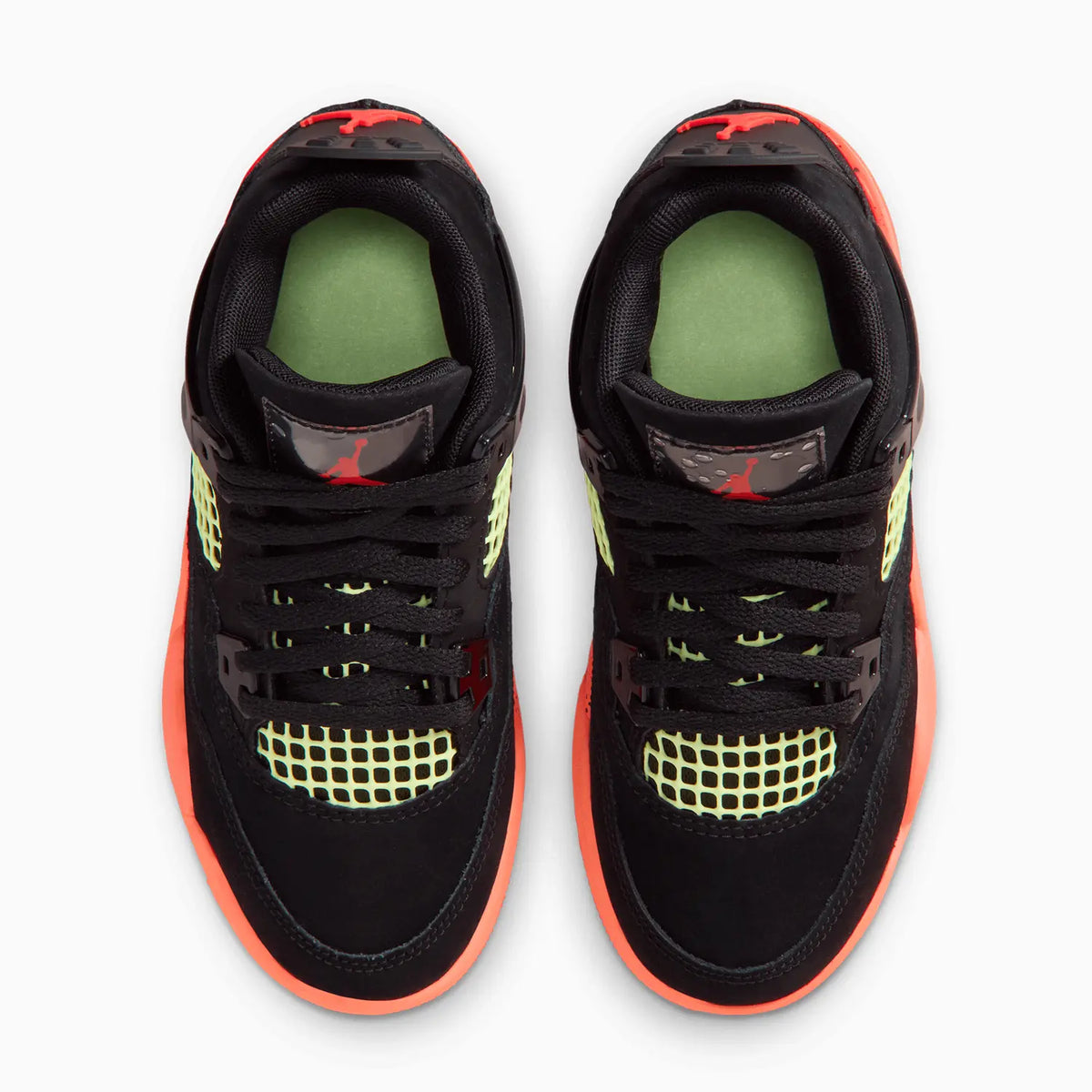 Jordan 4 Retro 'Black Infrared 23' para niños en edad preescolar
