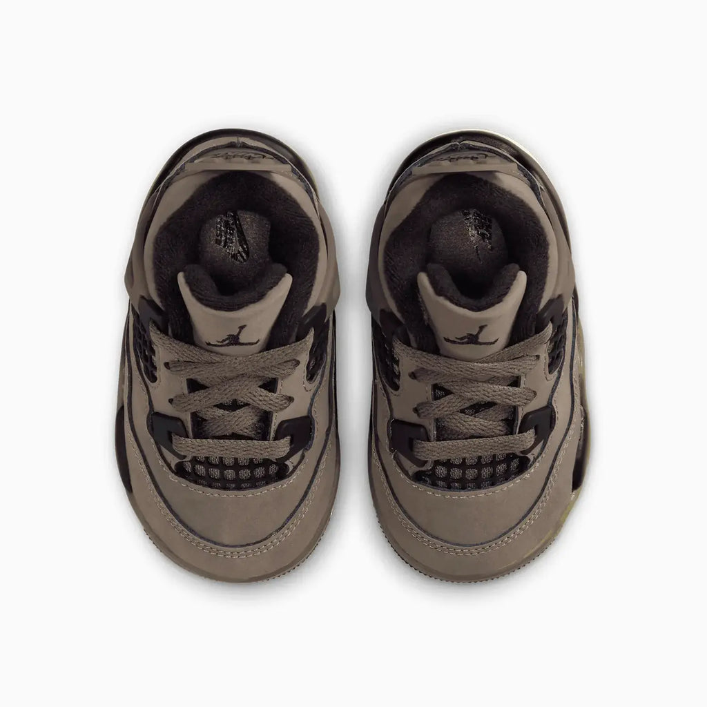 Jordan 4 Retro 'Cave Stone' para niños pequeños
