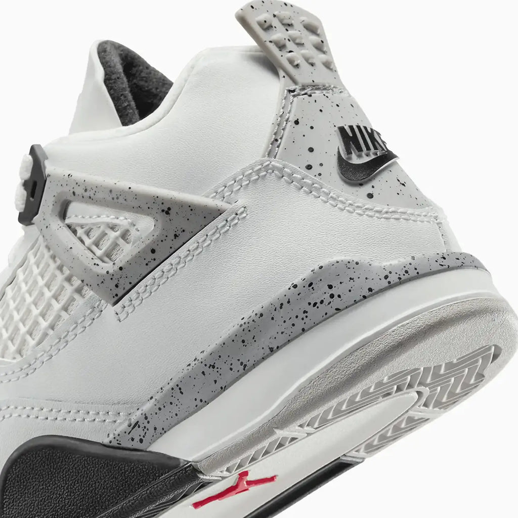 Jordan 4 Retro OG 'White Cement' pour enfants (maternelle)