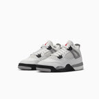 Jordan 4 Retro OG 'White Cement' pour enfants (maternelle)