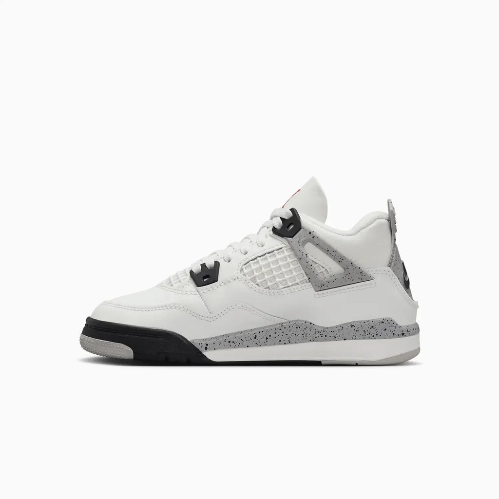 Jordan 4 Retro OG 'White Cement' pour enfants (maternelle)