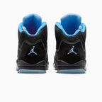 Jordan 5 Retro pour enfant « Black University Blue » - École maternelle