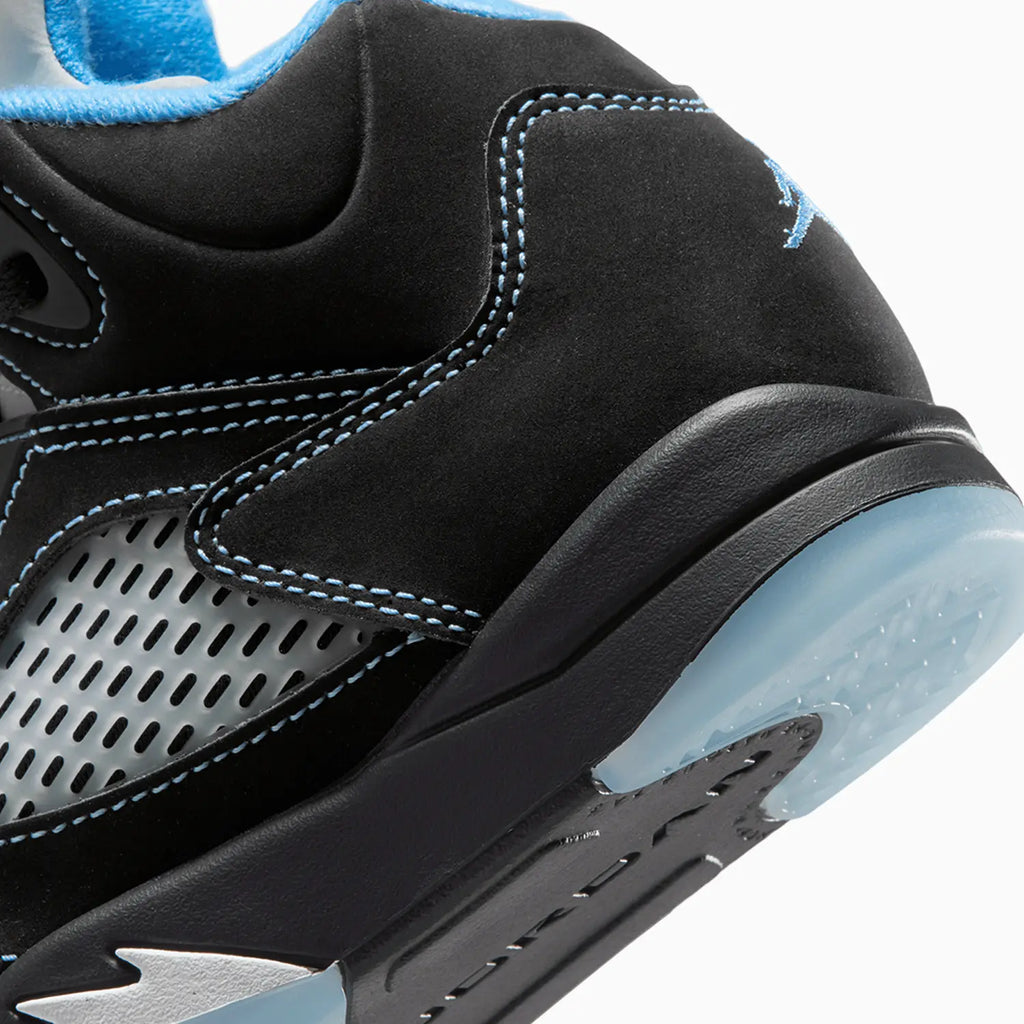 Jordan 5 Retro pour enfant « Black University Blue » - École maternelle