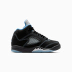 Jordan 5 Retro pour enfant « Black University Blue » - École maternelle