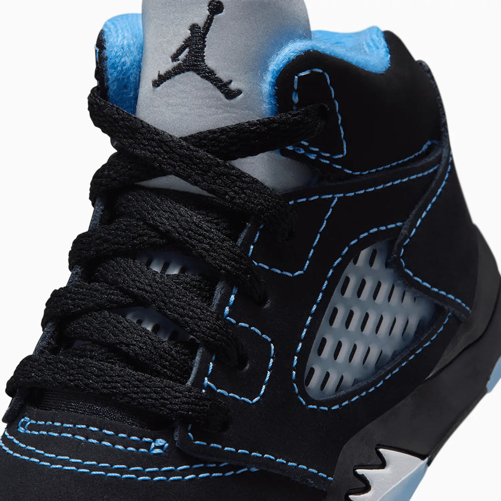 Jordan 5 Rétro pour enfant « Black University Blue » tout-petit