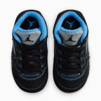 Jordan 5 Rétro pour enfant « Black University Blue » tout-petit
