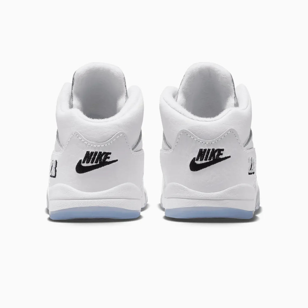 Jordan 5 Retro 'White Metallic' para niños pequeños