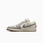 Men's Air Jordan 1 Low 'Sail Fire Red College Grey'