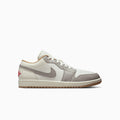 Men's Air Jordan 1 Low 'Sail Fire Red College Grey'