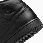 Air Jordan 1 Mid pour homme « Triple Black »