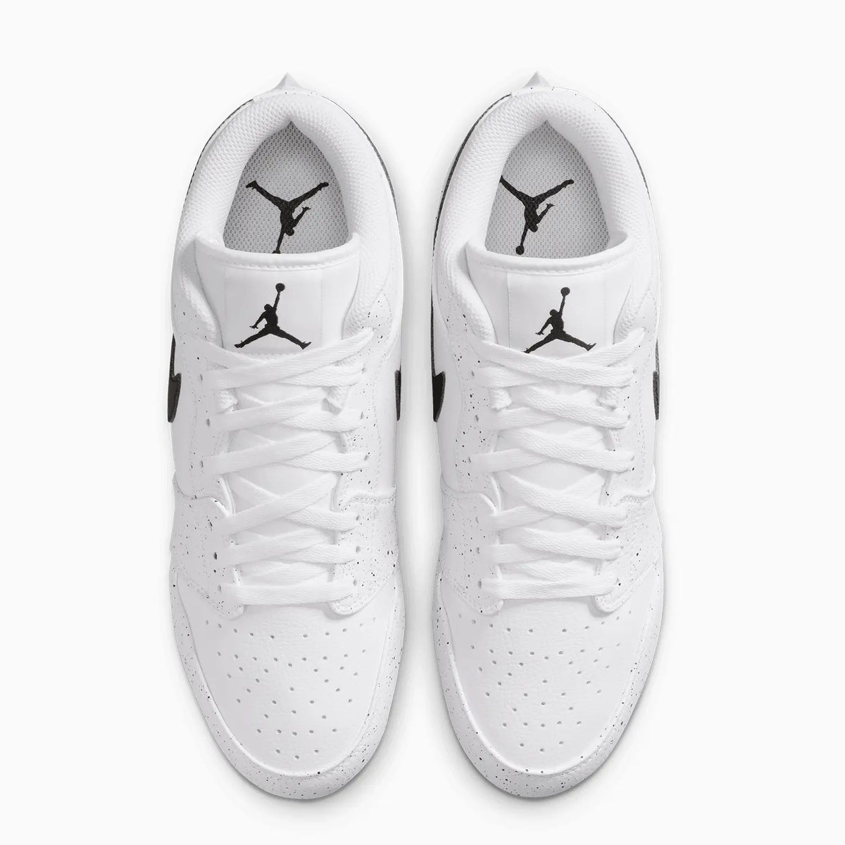 Men's Jordan 1 Low TD Cleat 'White Black Splatter'