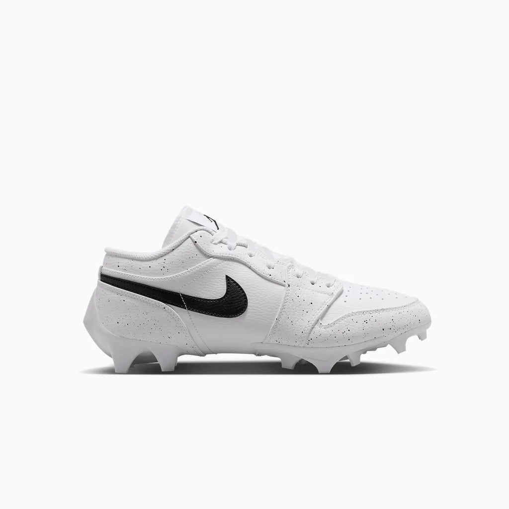 Men's Jordan 1 Low TD Cleat 'White Black Splatter'