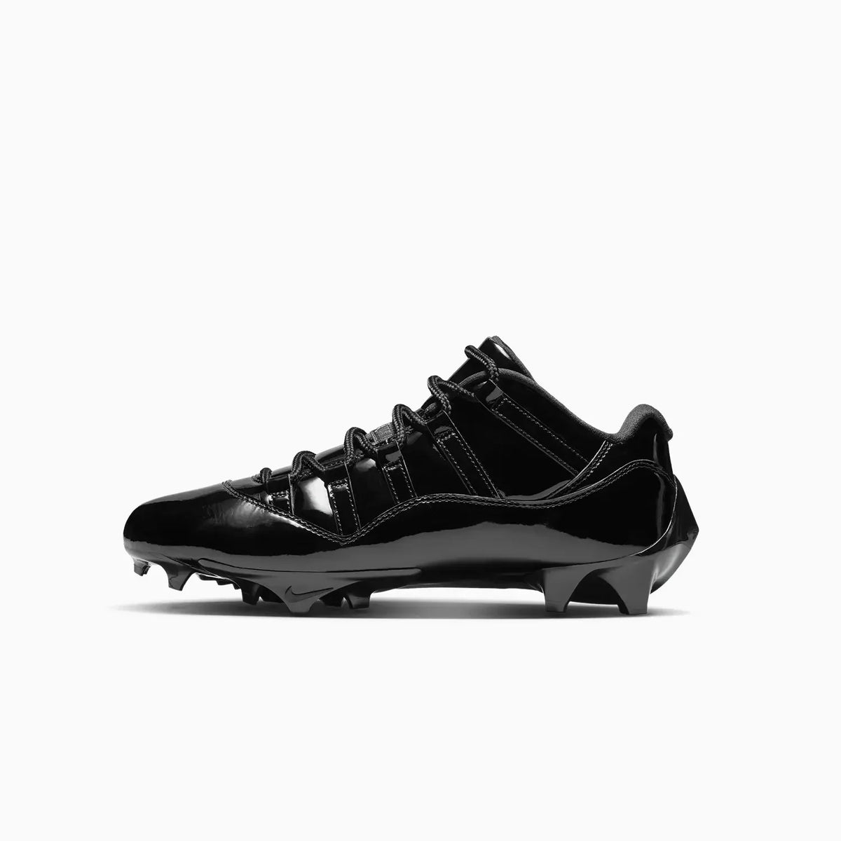 Botín con calas Jordan 11 Low TD para hombre 'Patent Black'