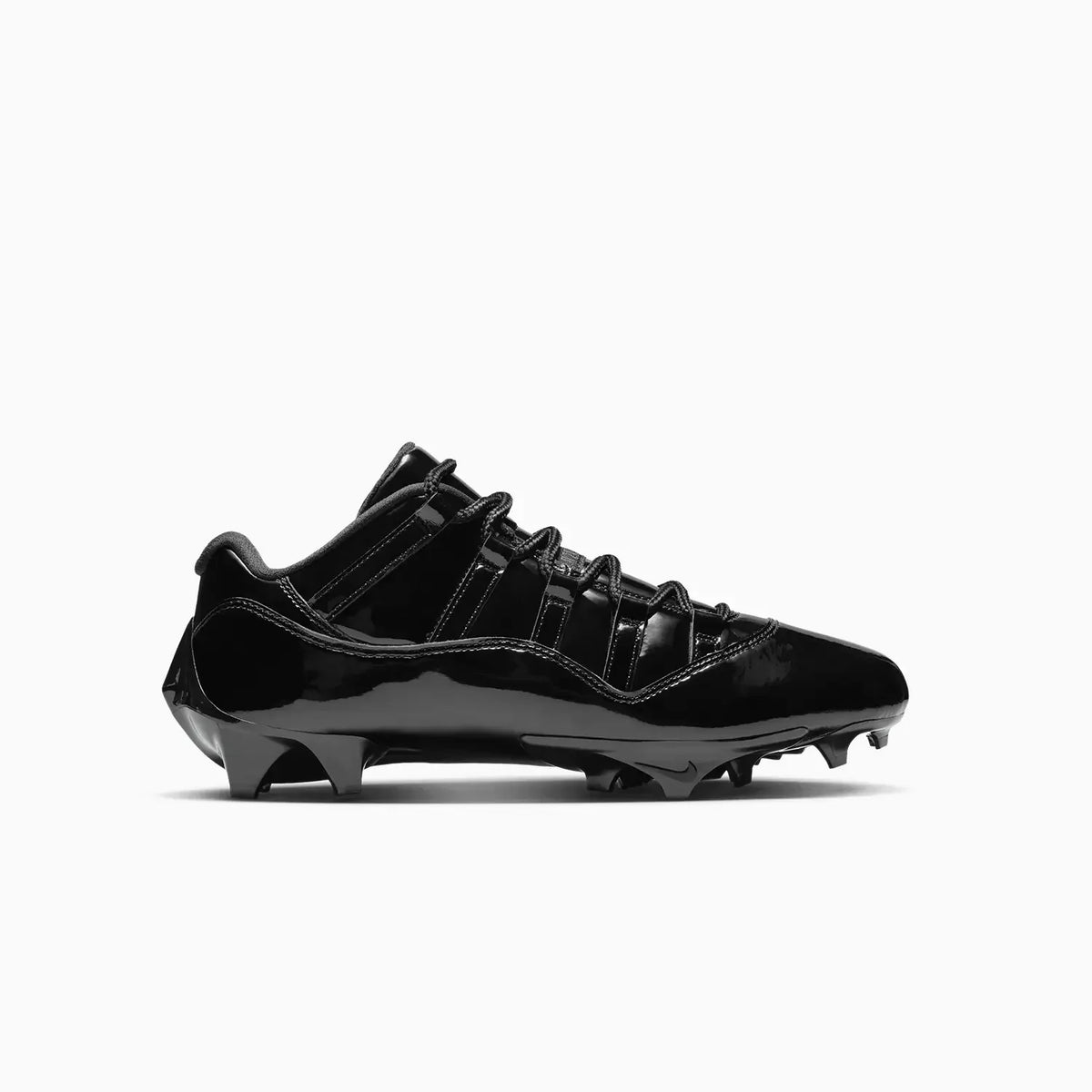 Botín con calas Jordan 11 Low TD para hombre 'Patent Black'