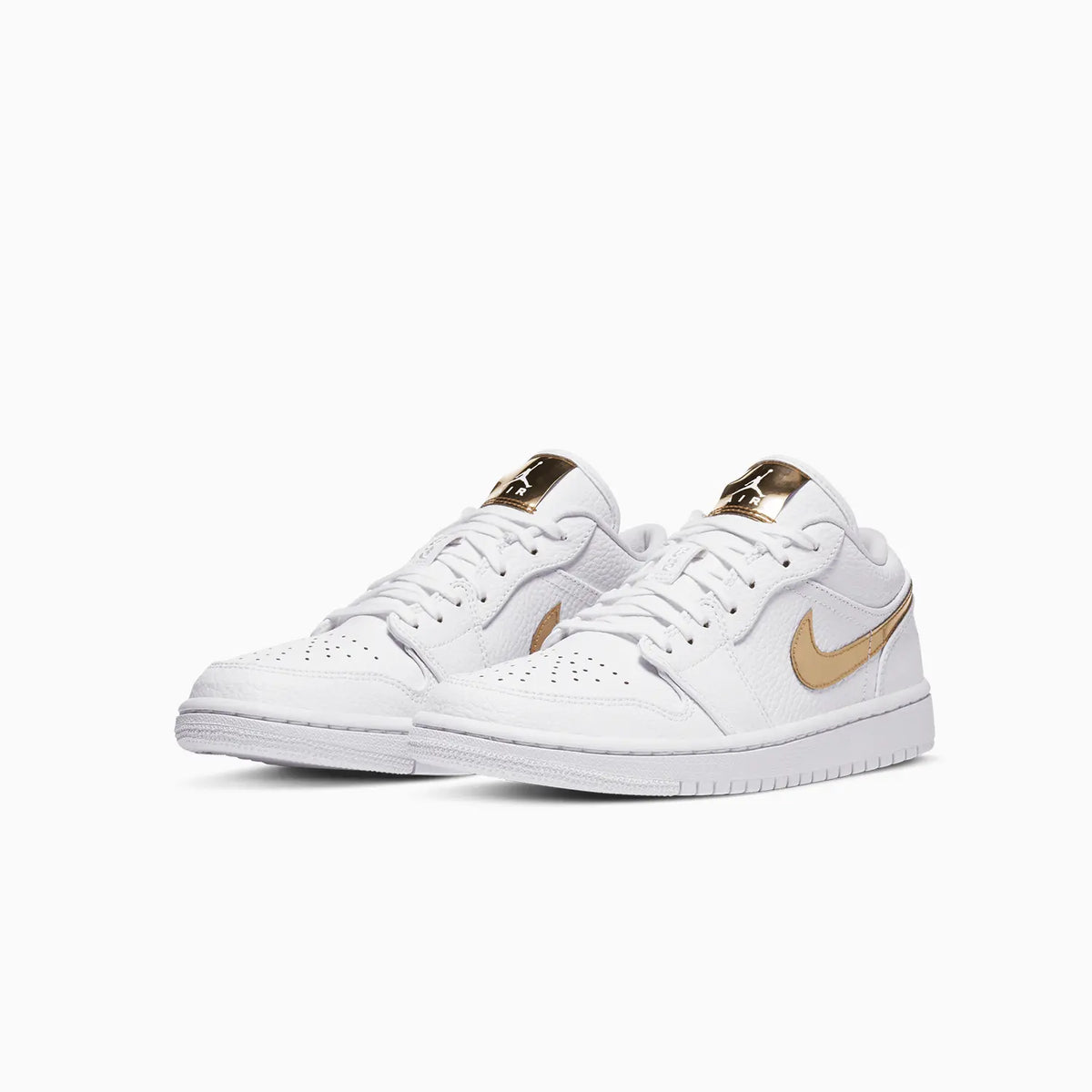 Women's Air Jordan 1 Low SE 'White Metallic Gold'