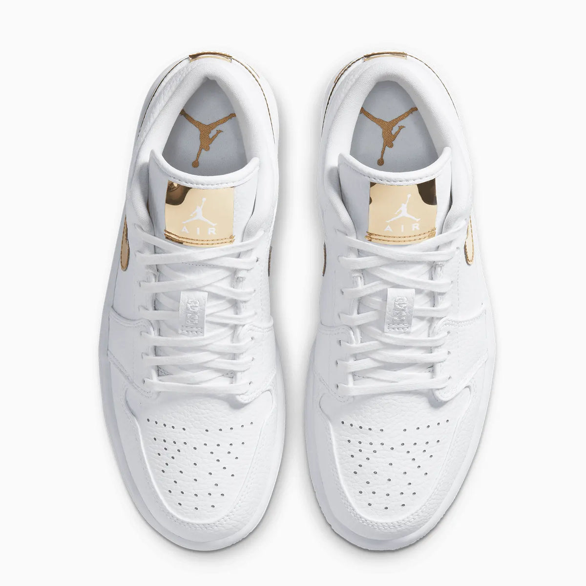 Women's Air Jordan 1 Low SE 'White Metallic Gold'